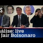 Comentaristas analisam live de Jair Bolsonaro de 20/08/20