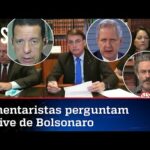 EXCLUSIVO: Entrevista durante a live de Jair Bolsonaro de 06/08/20