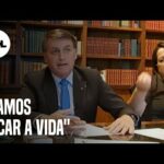 “Vamos tocar a vida”, diz Bolsonaro sobre 100 mil mortos por covid-19 no Brasil