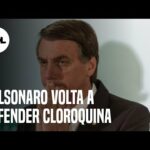 Cloroquina: Bolsonaro diz que marca de 100 mil mortes por covid-19 seria evitada com o medicamento