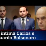 Alexandre de Moraes usa filhos de Bolsonaro para fazer política