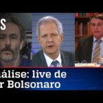 Comentaristas analisam a live de Jair Bolsonaro de 15/10/20
