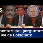 EXCLUSIVO: Entrevista durante a live de Jair Bolsonaro de 15/10/20
