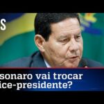 Imprensa planta que Mourão não será vice de Bolsonaro em 2022