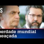 Bolsonaro e Ernesto Araújo discutem eleição nos EUA