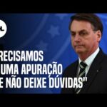Sem provas, Bolsonaro sugere que sistema de apuração do Brasil não é confiável