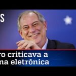 Relembre: Ciro Gomes já defendeu o voto impresso