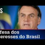 Bolsonaro alerta para pressão internacional sobre a Amazônia