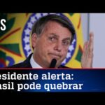 Bolsonaro pede coragem contra possível segunda onda