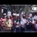 Auxílio emergencial: brasileiros protestam contra dificuldades no recebimento