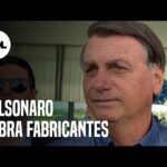 Bolsonaro diz que fabricantes de vacinas contra covid-19 deveriam procurar o Brasil