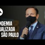AO VIVO: Quarentena recua para fase amarela em São Paulo, anuncia Doria