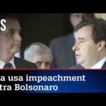 Maia volta a ameaçar Bolsonaro com impeachment