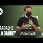 Doria chama Pazuello de “desastre” na saúde e afirma que é inacreditável o que acontece no Brasil