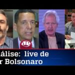 Comentaristas analisam live de Jair Bolsonaro de 21/01/21
