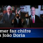Doria faz ação de marketing com ex-presidentes