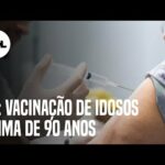 Vacina para idosos acima de 90 anos começa a ser aplicada em 8 de fevereiro, diz Doria