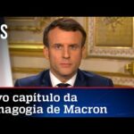 Macron volta a atacar o Brasil e a Amazônia