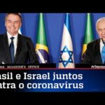 Bolsonaro fortalece parceria com Israel contra a Covid-19