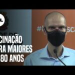 Covas antecipa vacinação de idosos de 80 a 84 anos e profissionais de saúde autônomos em São Paulo