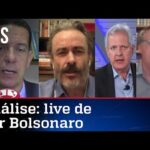 Comentaristas analisam live de Jair Bolsonaro de 25/02/21