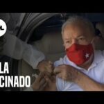 Lula é vacinado contra a covid-19
