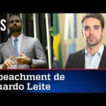Eduardo Bolsonaro defende impeachment de Eduardo Leite