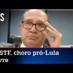 Gilmar se emociona ao falar sobre o advogado de Lula