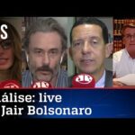 Comentaristas analisam a live de Jair Bolsonaro de 04/03/21