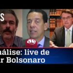 Comentaristas analisam live de Jair Bolsonaro de 11/03/20
