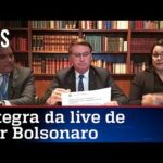 Íntegra da live de Jair Bolsonaro de 15/04/21