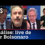 Comentaristas analisam live de Jair Bolsonaro de 22/04/21