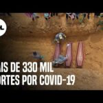 Quase 2 mil mortes em 24h, Brasil ultrapassa 330 mil óbitos por covid-19
