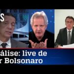 Comentaristas analisam live de Jair Bolsonaro de 08/04/21