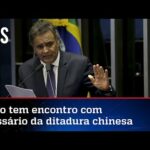 Aécio Neves se aproxima da China e marca reunião na embaixada