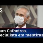 Renan Calheiros reclama de mentiras e quer agência de checagem na CPI