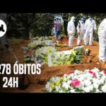 Brasil registra mais 2.278 mortes por covid-19 em 24h