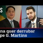Embaixada da China age como 4º Poder e cobra cabeça de Filipe Martins