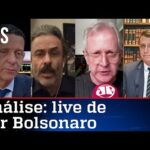 Comentaristas analisam live de Jair Bolsonaro de 06/05/21