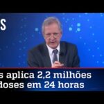 Augusto Nunes: Imprensa ignora recorde de vacinação quebrado pelo Brasil