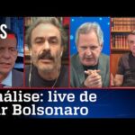 Comentaristas analisam a live de Jair Bolsonaro de 03/06/21