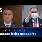 Membros do G7 da CPI reclamam de pronunciamento de Bolsonaro
