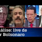 Comentaristas analisam live de Jair Bolsonaro de 10/06/21