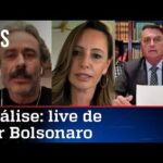 Comentaristas analisam live de Jair Bolsonaro de 01/07/21