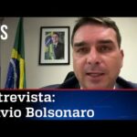 EXCLUSIVO: Flávio Bolsonaro fala sobre internação do pai