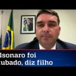Bolsonaro chegou a ser intubado por precaução, revela Flávio Bolsonaro