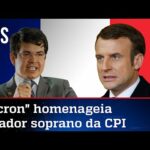 Macron condecora senador Randolfe Rodrigues por atuação na pandemia