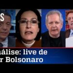 Comentaristas analisam a live de Jair Bolsonaro de 22/07/21