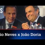 Aécio insinua que candidatura de Doria pode fazer PSDB definhar