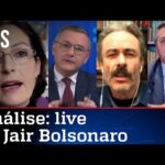 Comentaristas analisam a live de Jair Bolsonaro de 08/07/21